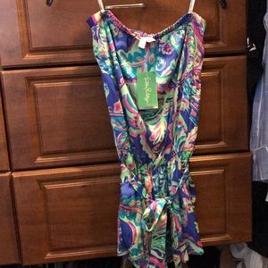 Lilly Pulitzer- 🌴strapless romper🌴